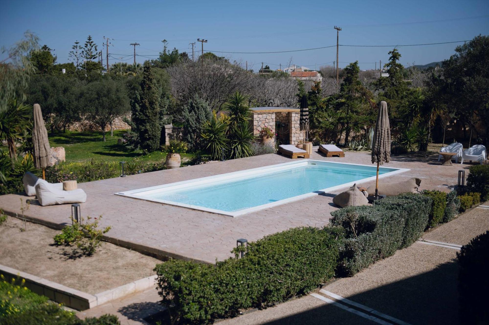 Seaside "Stone & Light Villa Ii" Close To Aegina City Khloi Exterior foto